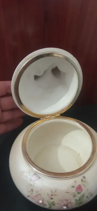 Joyero Berger Vintage Pájaros Porcelana