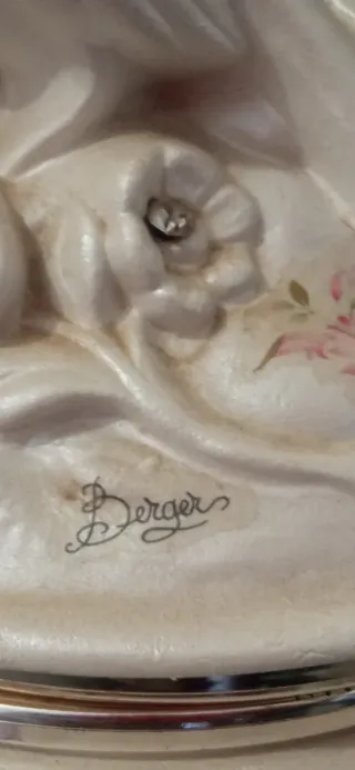Joyero Berger Vintage Pájaros Porcelana