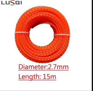 Cuerda Nailon Cortacésped Naranja 15M