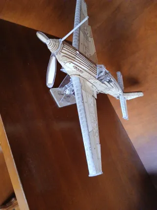 Maqueta Puzzle Avión Madera Veter Speed Fighter