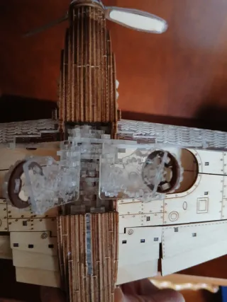 Maqueta Puzzle Avión Madera Veter Speed Fighter