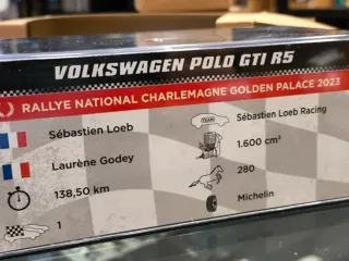 Maqueta Coche Rally VW Polo S. Loeb