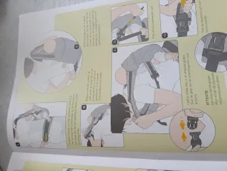 Arnés de bebé Manduca gris