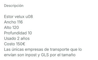 Cortina Estor Velux Gris