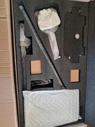 Colonna doccia termostatica nera