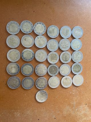 Lote 31 Monedas 2 Euros Conmemorativas