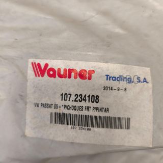 PARAGOLPES DELANTERO VOLKSWAGEN PASSAT NUEVO 107234108