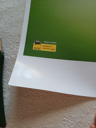 Poster pubblicitario Vespa 2008