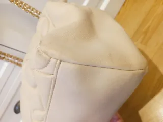 Bolso Purificación García Piel Beige