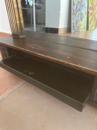 Mueble recibidor con espejo