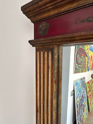 Mueble recibidor con espejo