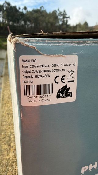 UPS Phasak PH9408 Interactive 800 VA