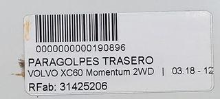 VOLVO XC60 Momentum 2WD PARAGOLPES TRASERO