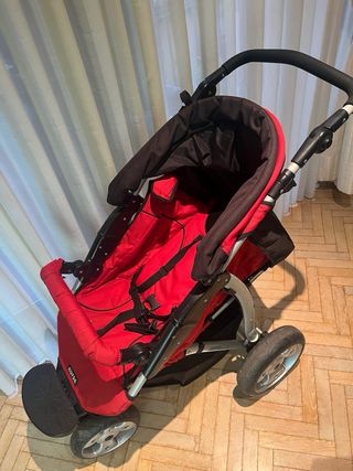 Silleta todoterreno niño/a rojo