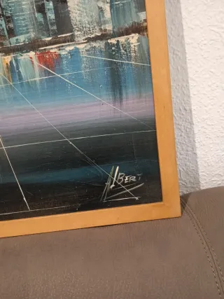 Cuadro Estatua Libertad y Skyline