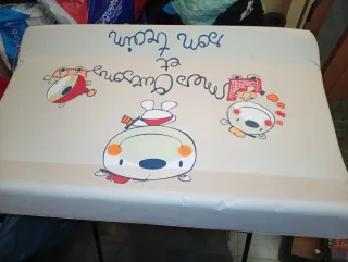 Bañera cambiador bebé roja