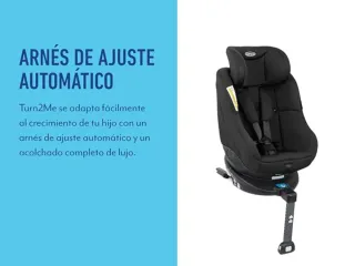 Silla Auto Graco Isofix 0-4 Años Negra 360°