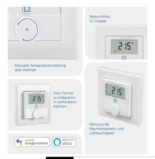 Termostato Smart Home Homematic IP