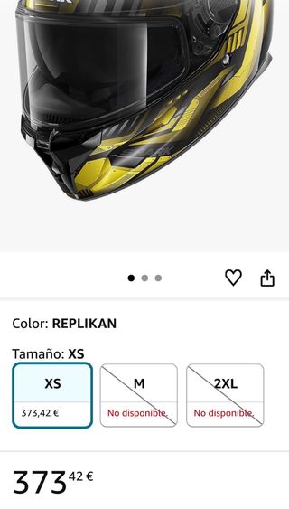 Casco Moto Shark con Pinlock. Talla L