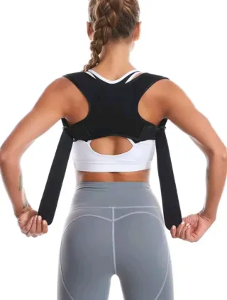 Corrector de postura negro