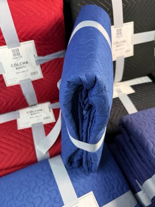 Colcha Bouti Azul 230x260 cm