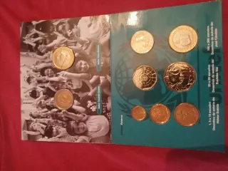 Colección 9 monedas Portugal 1999 sin circular
