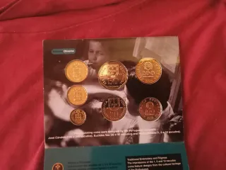 Colección 9 monedas Portugal 1999 sin circular