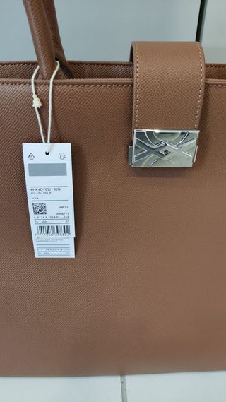 Borsa Benetton Pelle Marrone Nuova