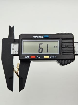 Anillo de Oro 18K Solitario Diamante, 2,27gr, T-12