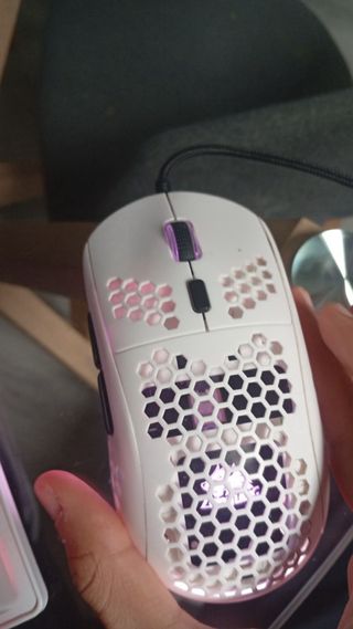 Ratón Zoqug M8 Blanco con RGB