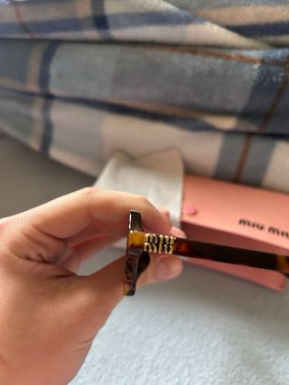 Óculos de Sol Miu Miu Castanhos