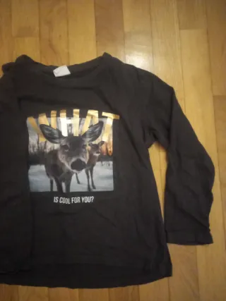 Lote 5 camisetas niña 7-9 años