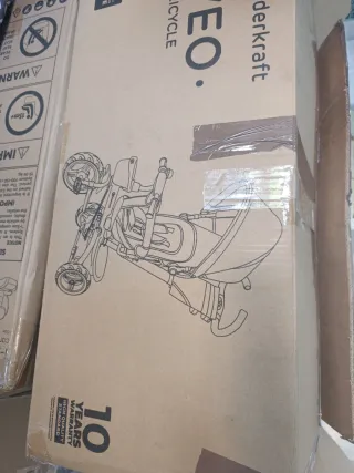 Triciclo Kinderkraft Aveo Plegable Verde