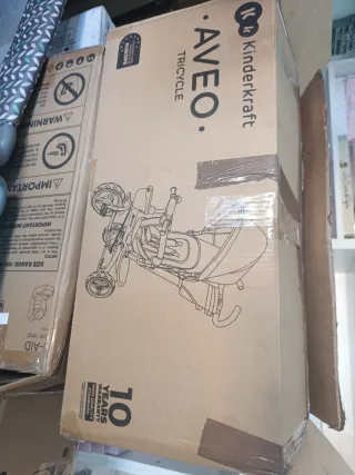 Triciclo Kinderkraft Aveo Plegable Verde