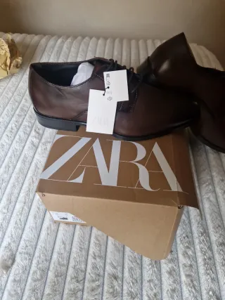Zapatos de vestir Zara Marrón Talla 44