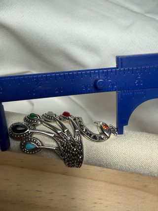 Anillo Pavo Real Plata