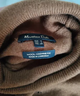 Jersey Massimo Dutti Lana y Cachemira Talla S