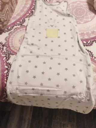 Saco de dormir blanco desmontable