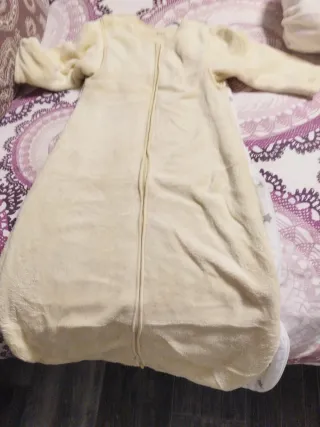 Saco de dormir blanco desmontable