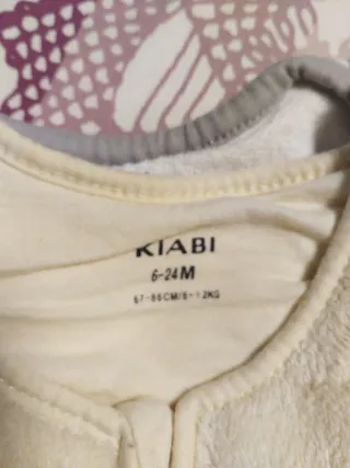 Saco de dormir blanco desmontable