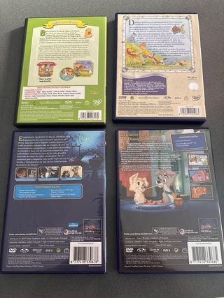 4 Películas Disney DVD (Español)