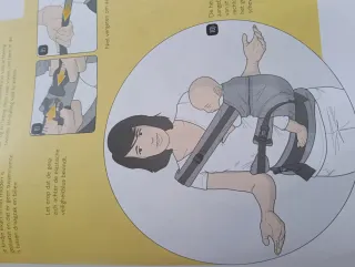 Arnés de bebé Manduca negro