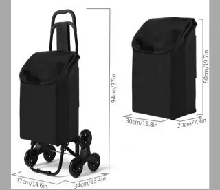 Carro Compra Plegable 6 Ruedas VOUNOT