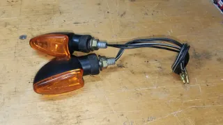 Coppia Frecce Moto Arancioni