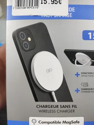 Cargador Inalámbrico Force Power 15W