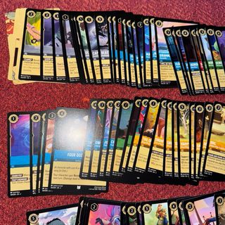 Lote 75 Cartas Disney Lorcana sin repetir