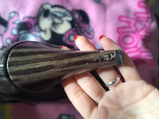 Stivali tacco donna marrone/grigio