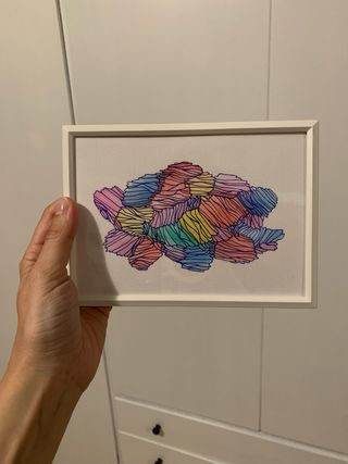 Quadro decorativo su carta