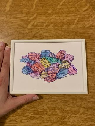 Quadro decorativo su carta