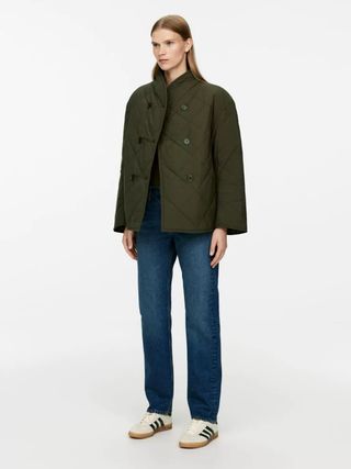 Arket Chaqueta Verde Militar Talla Size 36/38